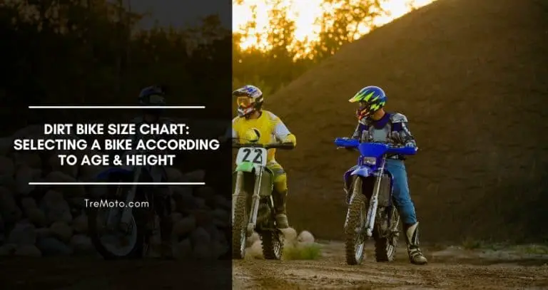 Dirt Bike Size chart: Selecting A Bike According To Age & Height of Your Kid