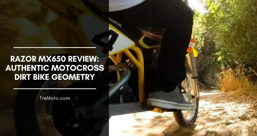 Razor MX650 Review: Authentic Motocross Dirt Bike Geometry