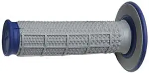 Renthal G162 Blue-Gray Diamond-Waffle Soft-Firm Compound Tapered Motocross Grip 