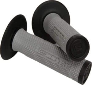 Scott Sports Gray Black SX II Motorcycle Grips 