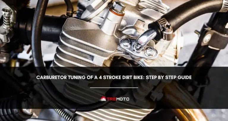 4 stroke Dirt Bike Carburetor Tuning: Step By Step Guide