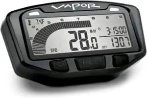 Trail Tech 752-119 Black Vapor Digital Speedometer Tachometer Gauge Kit
