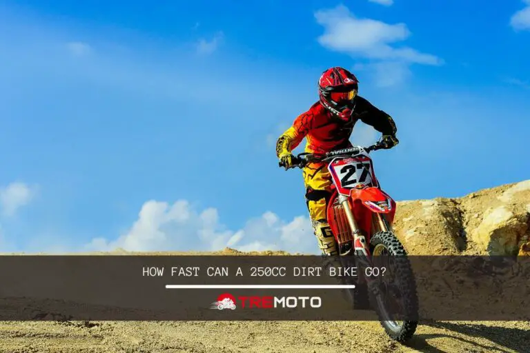 How fast can a 250cc dirt bike go?