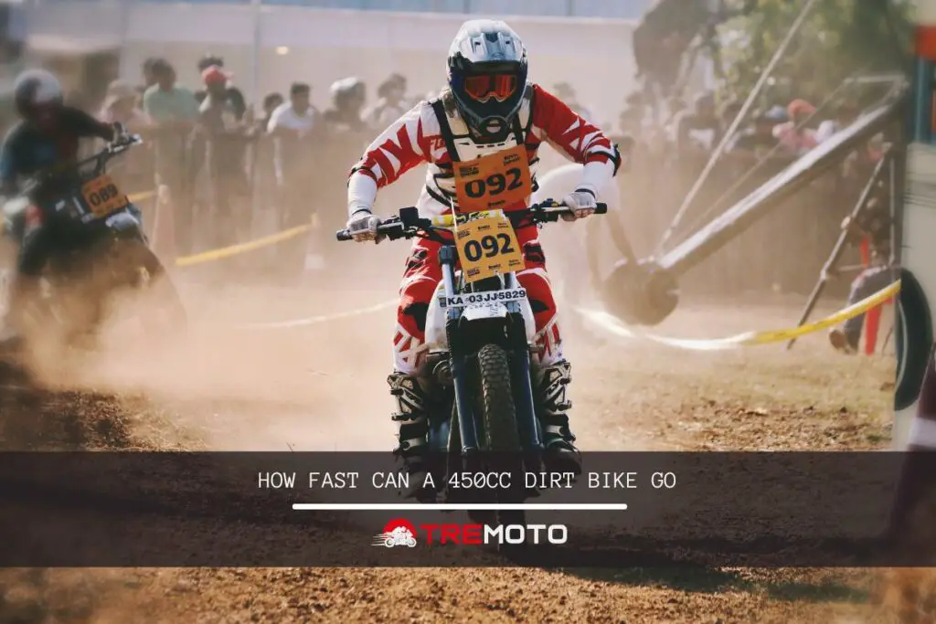 How fast can a 450cc dirt bike go