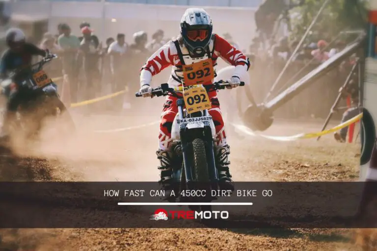 How fast can a 450cc dirt bike go