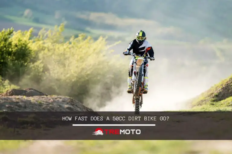 How fast does a 50cc dirt bike go?
