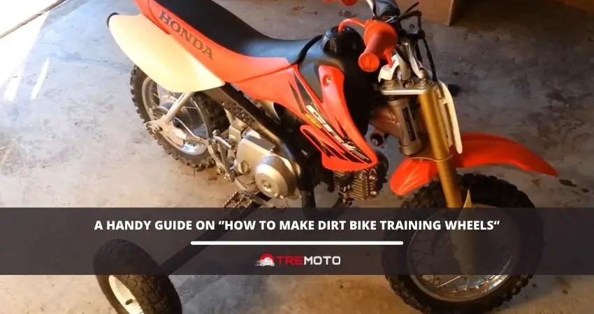 how to make dirt bike training wheels