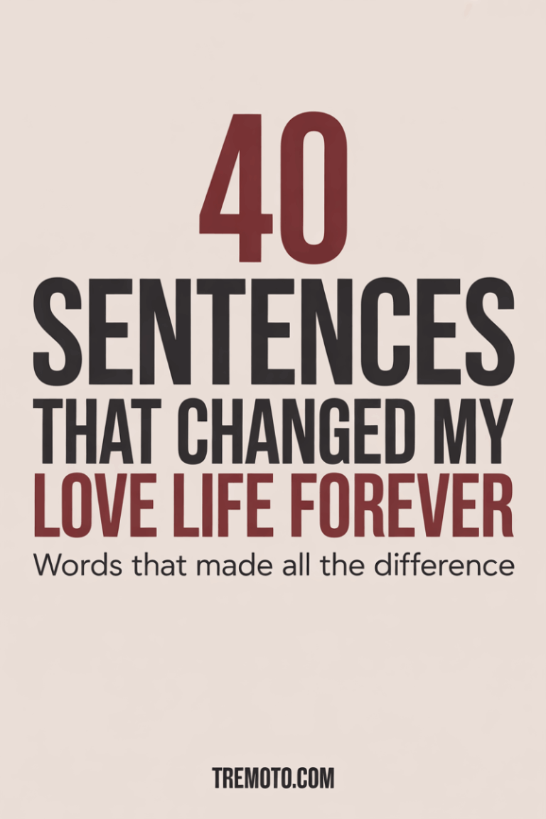 40 Simple Sentences That Can Rekindle Love and Connection